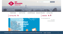Desktop Screenshot of est-ensemble.fr